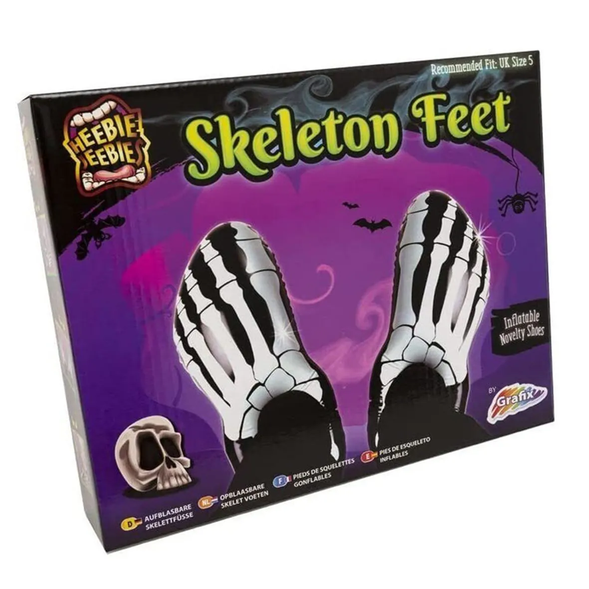 Inflatable Skeleton Feet