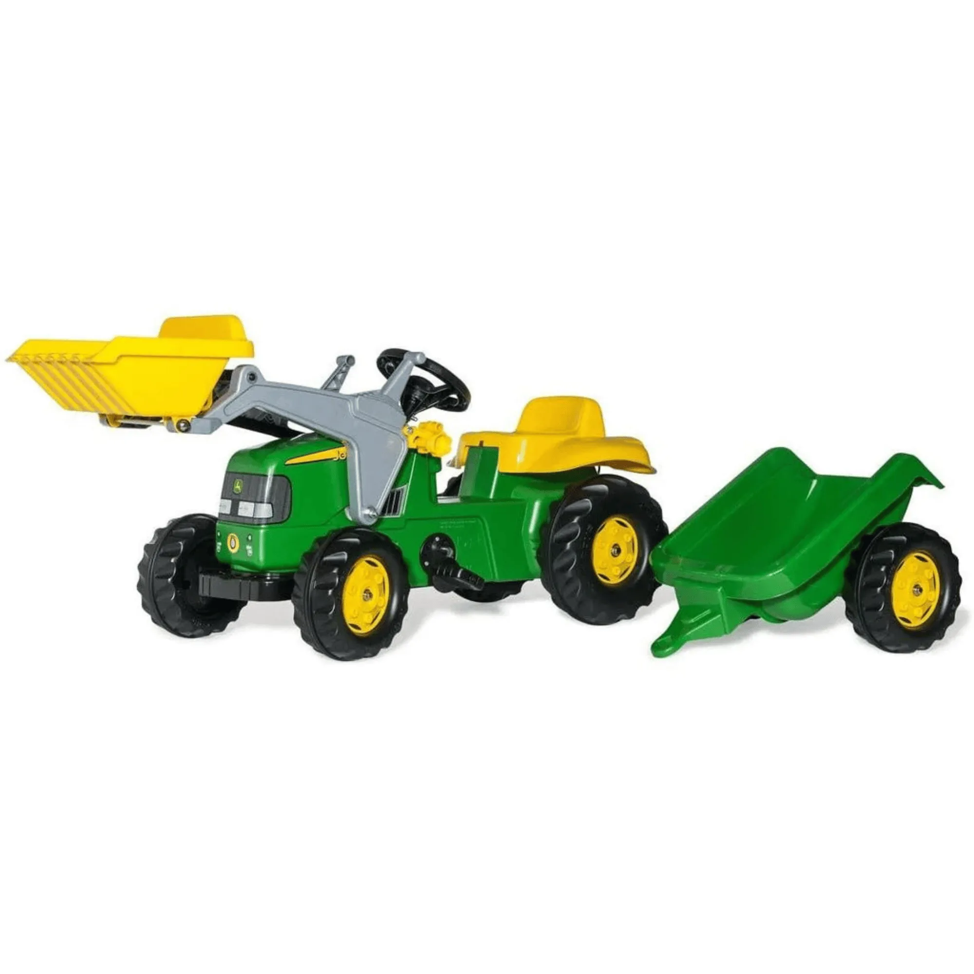 John Deere Rolly Kid Tractor & Trailer with Frontloader