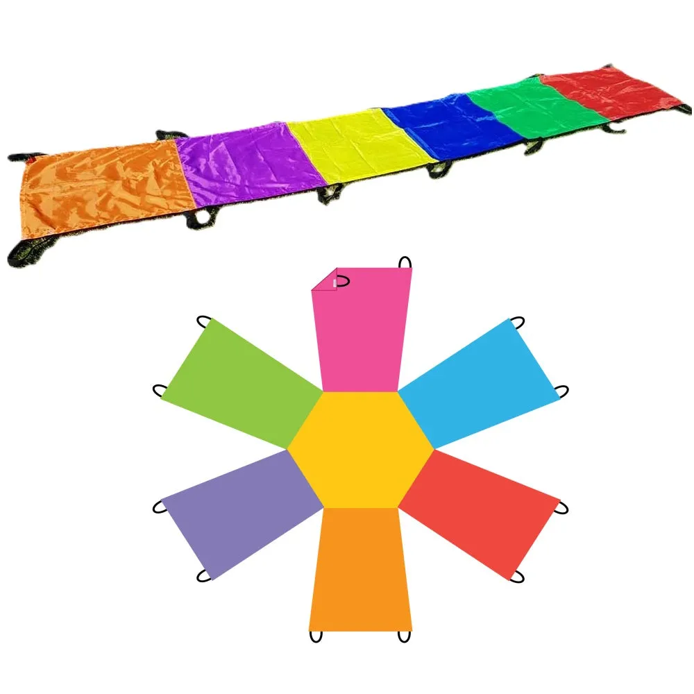 Junior Sunflower Parachute and Junior Rainbow Wave Twin Pack