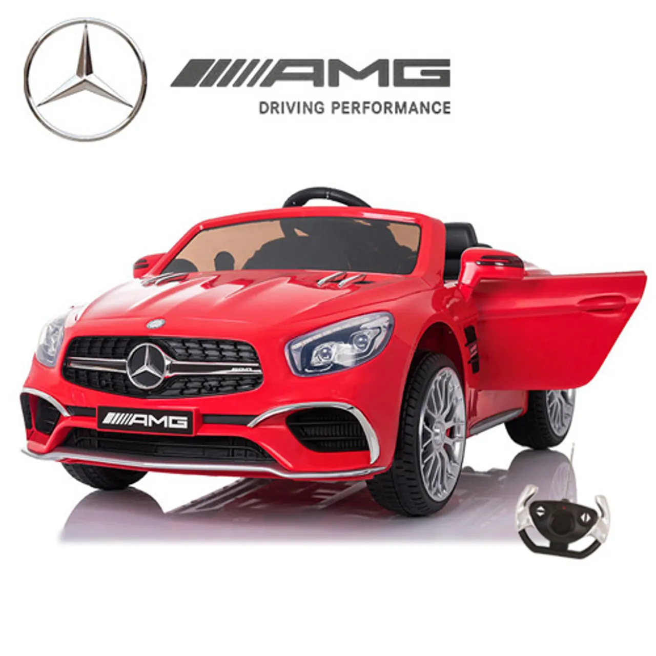 12v Mercedes Benz AMG SL65 Red Kids Electric Car