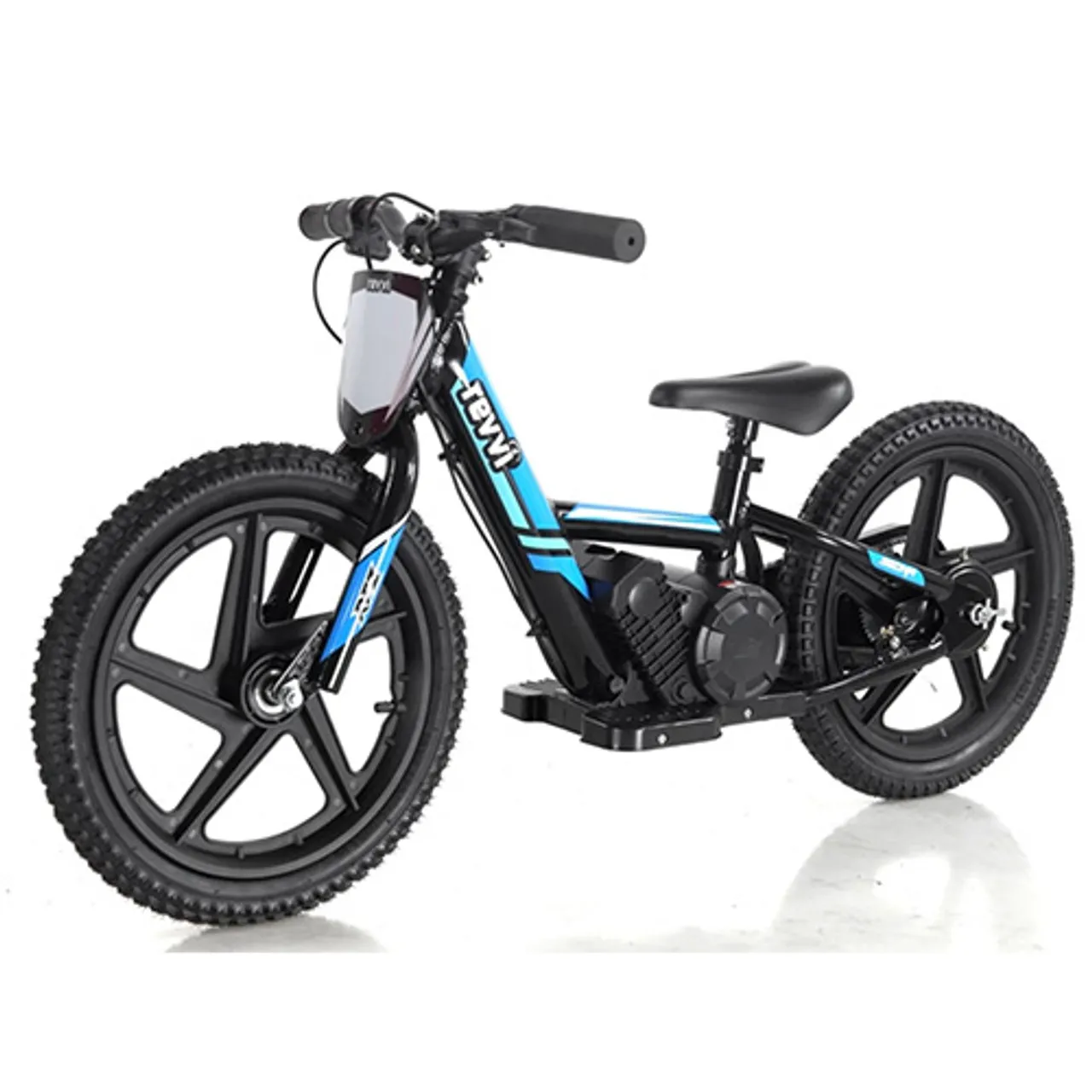 Kids 24v Revvi Grande XL Lithium Blue Balance Dirt Bike Ride On