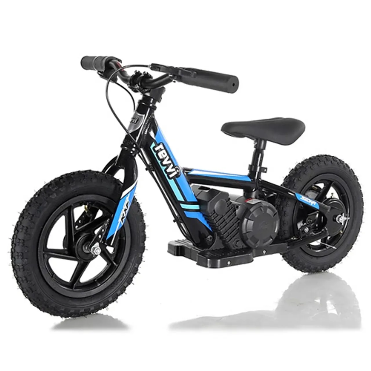 Revvi Kids Blue 24v Lithium Premium Off Road Balance Bike