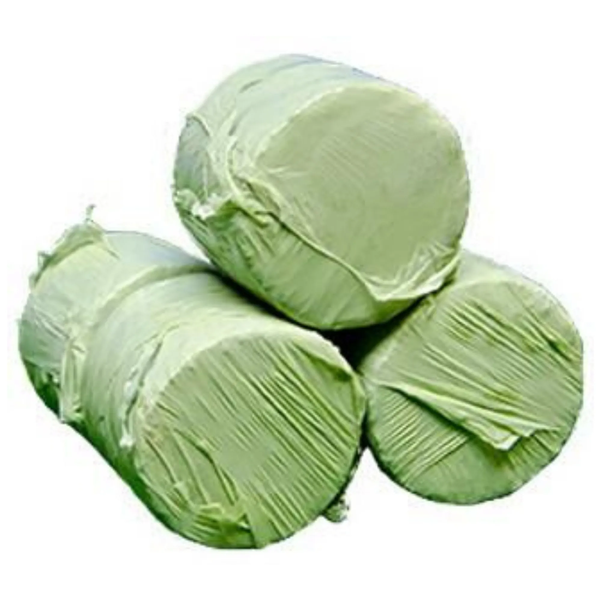 4 Round Wrapped Silage Bales