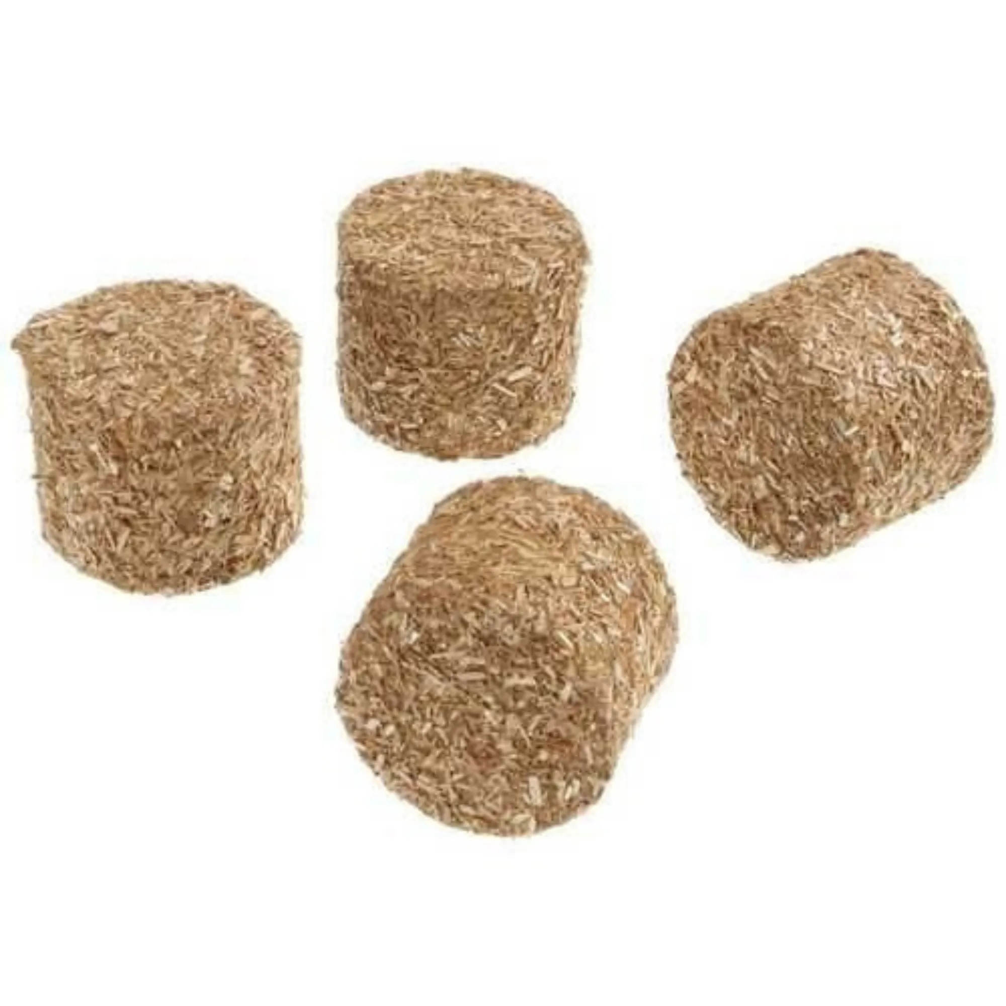 Set of 4 Round Straw Bales