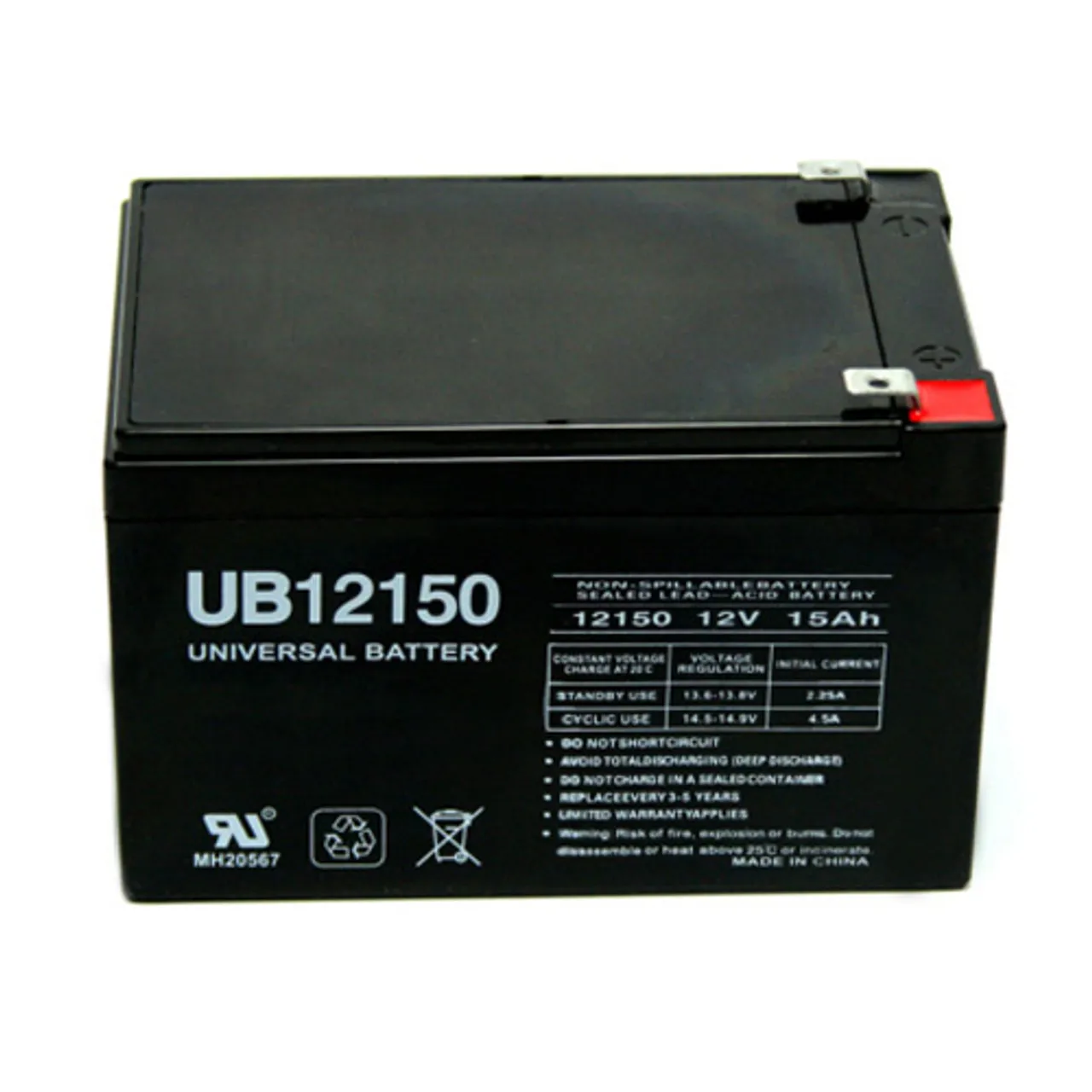 12 Volt 15AH Rechargeable Kids Car Super Boost Battery