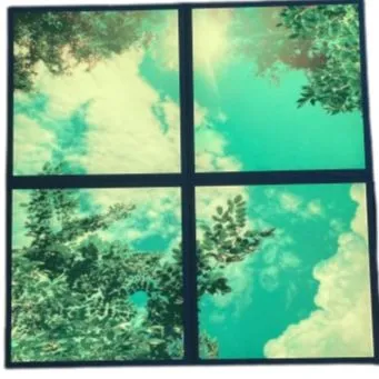 LED Tree Themed Ceiling Panel set of 4