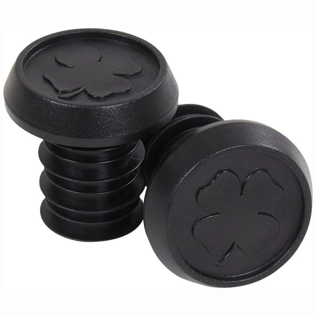 Lucky Bar Ends Scooter Grips - Black Alu