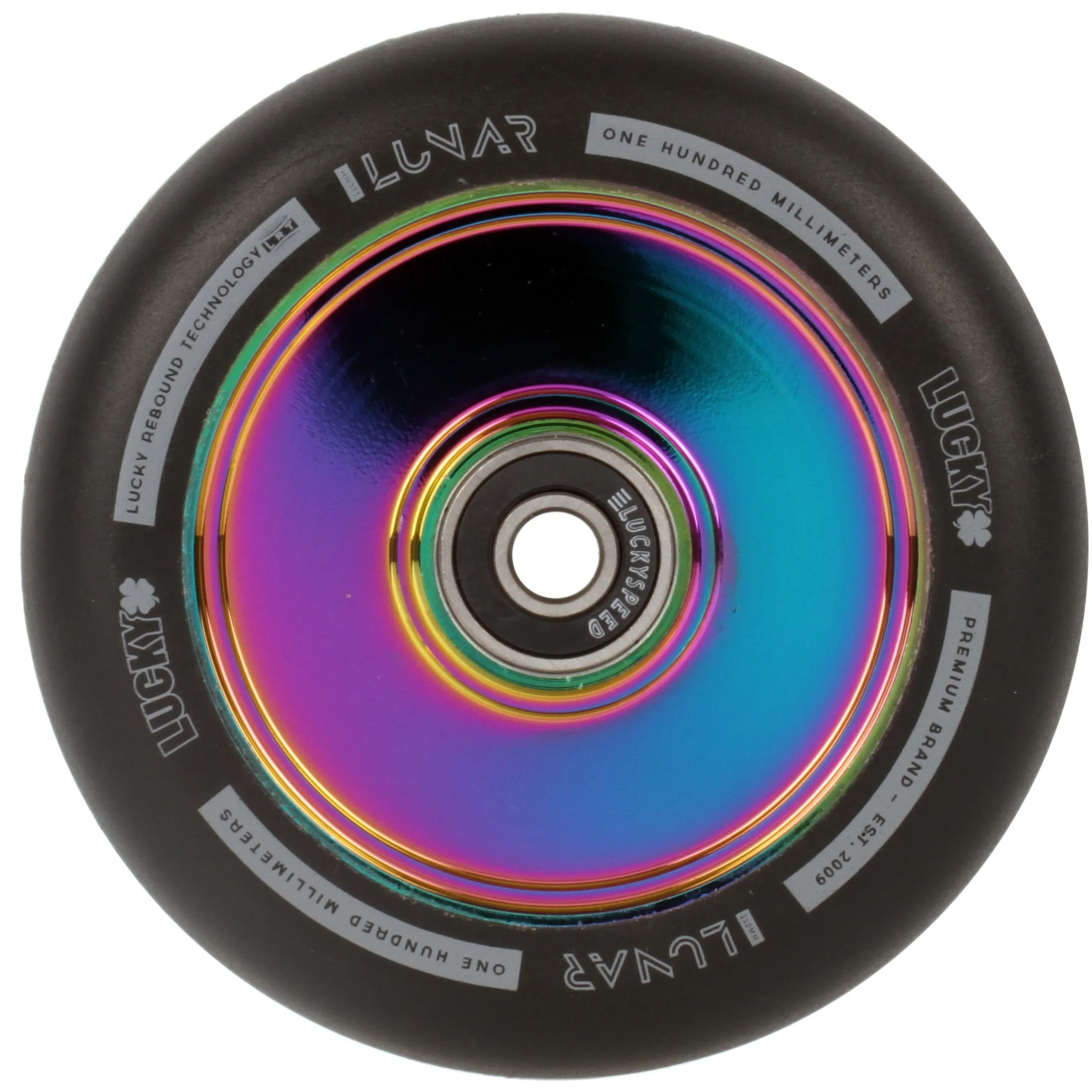 Lucky Lunar 100mm Scooter Wheel - Neochrome