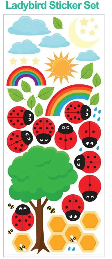 Ladybird Sticker Set
