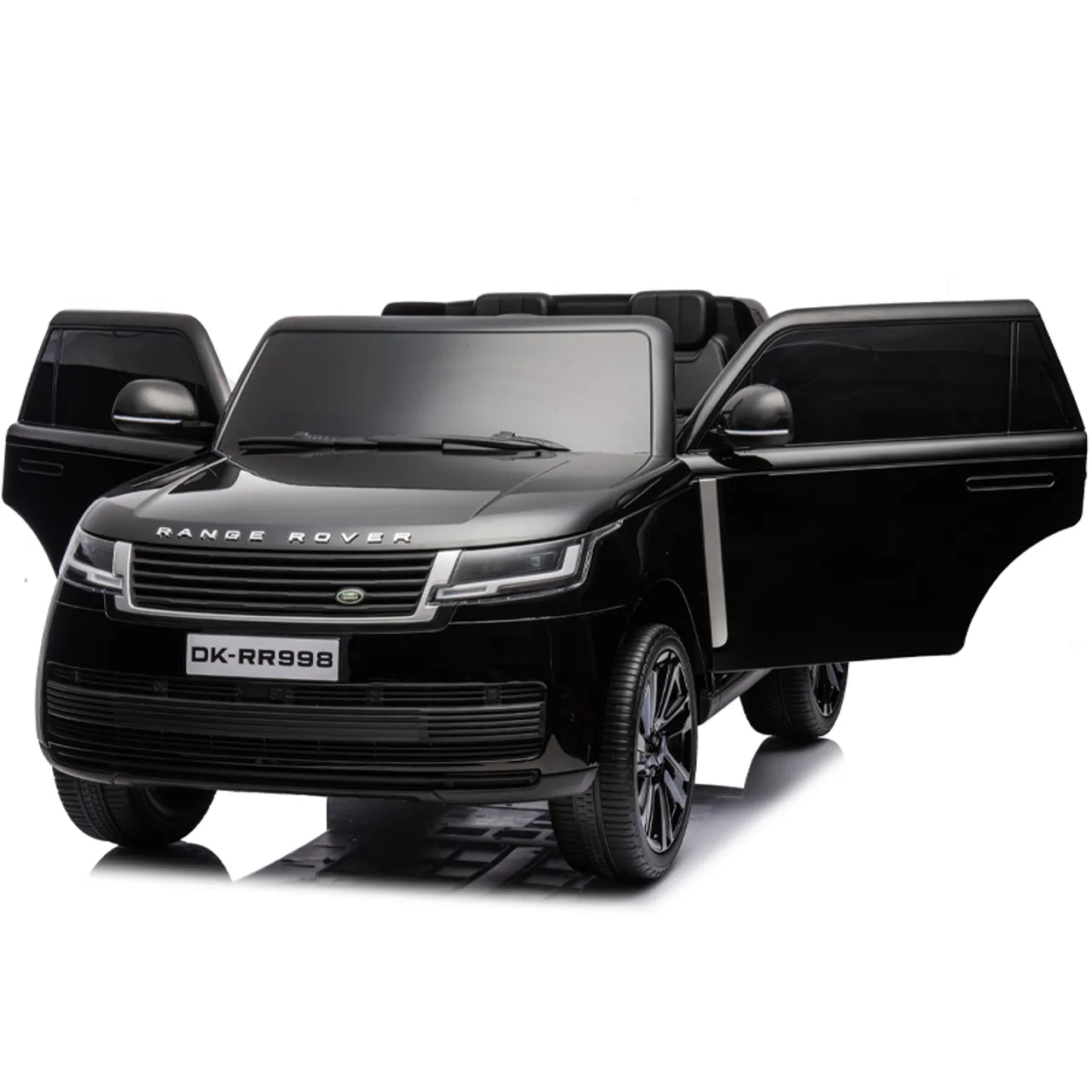 Kids 12v Black Official Range Rover Vogue HSE 2-Seat SUV Ride On