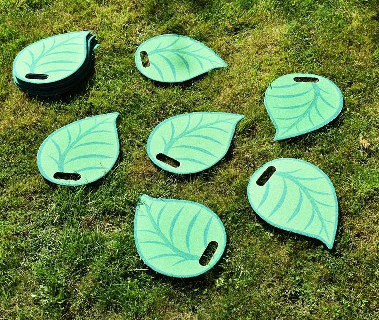 Leaf Sit Pads - Set of 16 - Communal Seating - Classroom Individual Mats