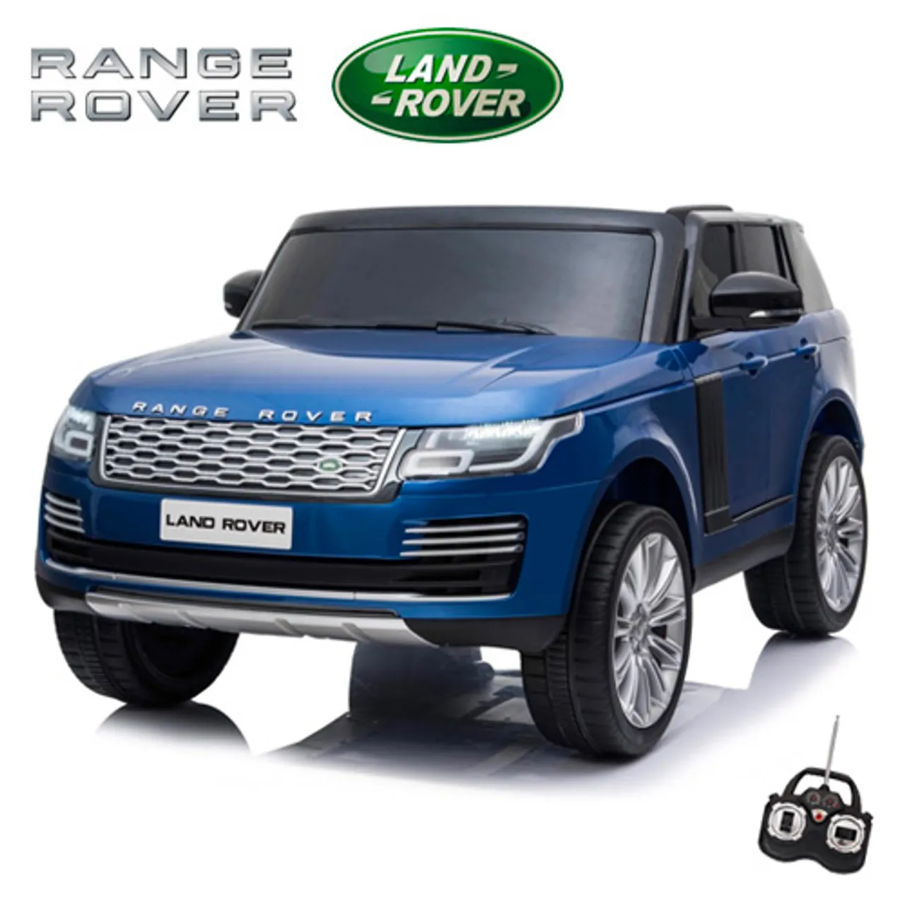 Licensed 24v Metallic Blue Range Rover Vogue Kids Ride On SUV