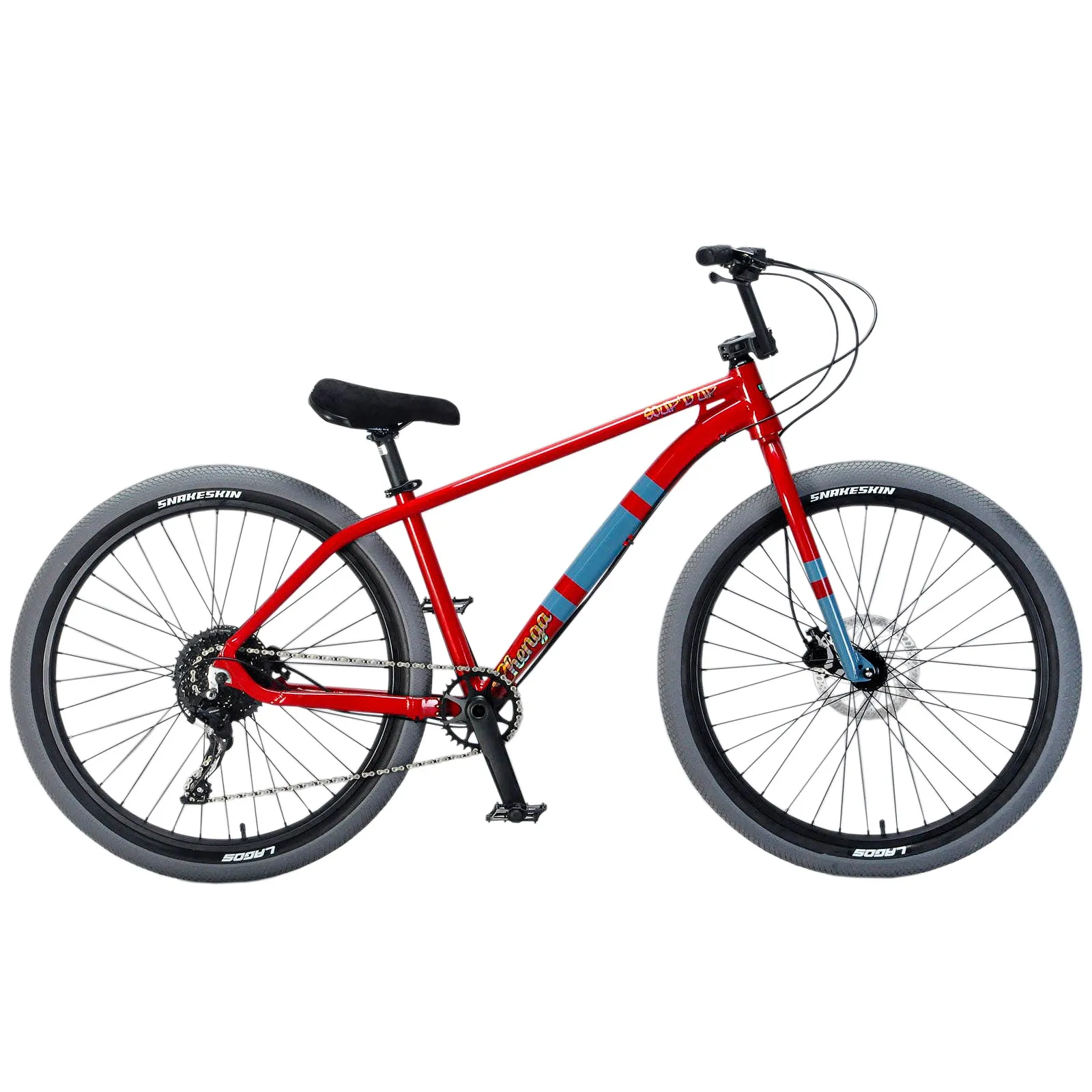Mafiabike Chenga 27.5" Complete BMX - Red/Grey Souped Up