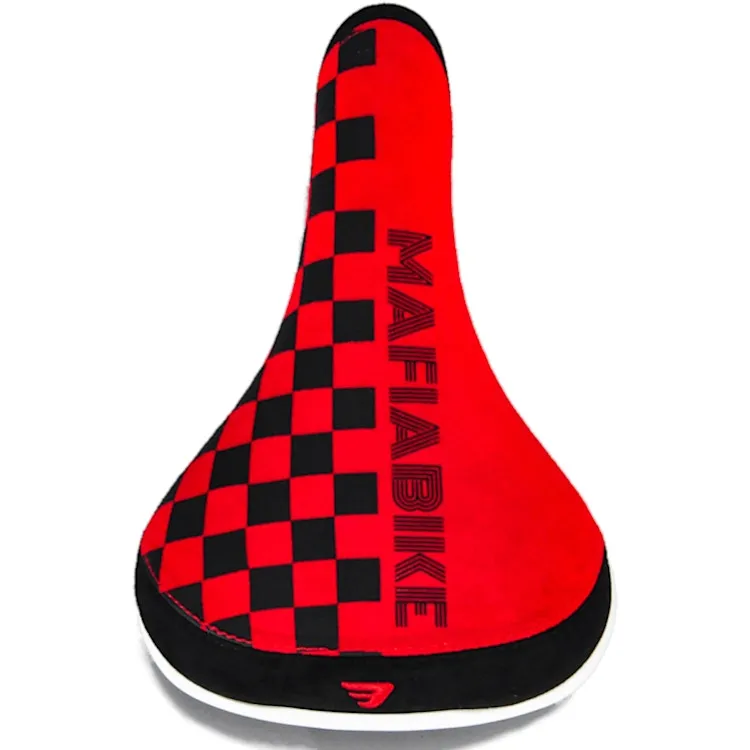 Mafiabike Checkerboard BMX Seat - Red