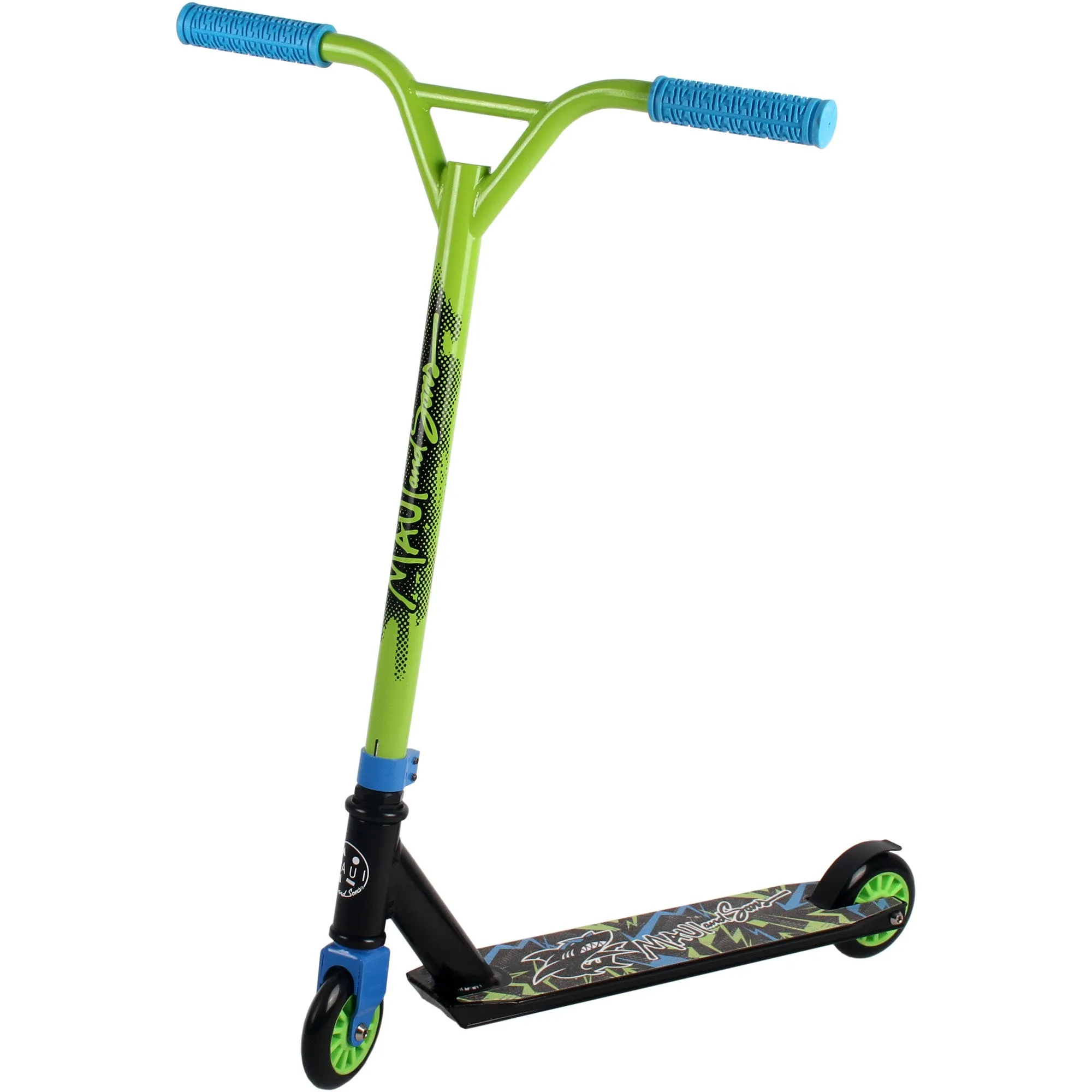 B-Stock Maui and Sons Destroyer Evolution Stunt Scooter - Black/Lime