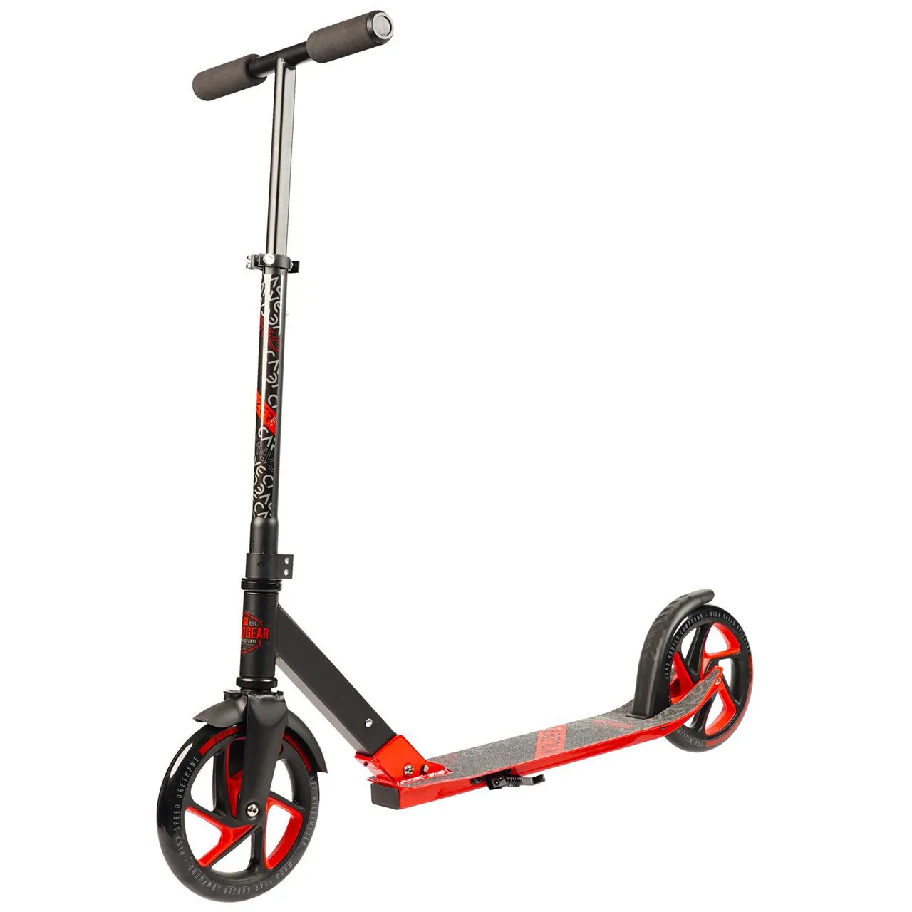 Madd Gear Carve Kruzer 200 Folding Scooter - Black/Red