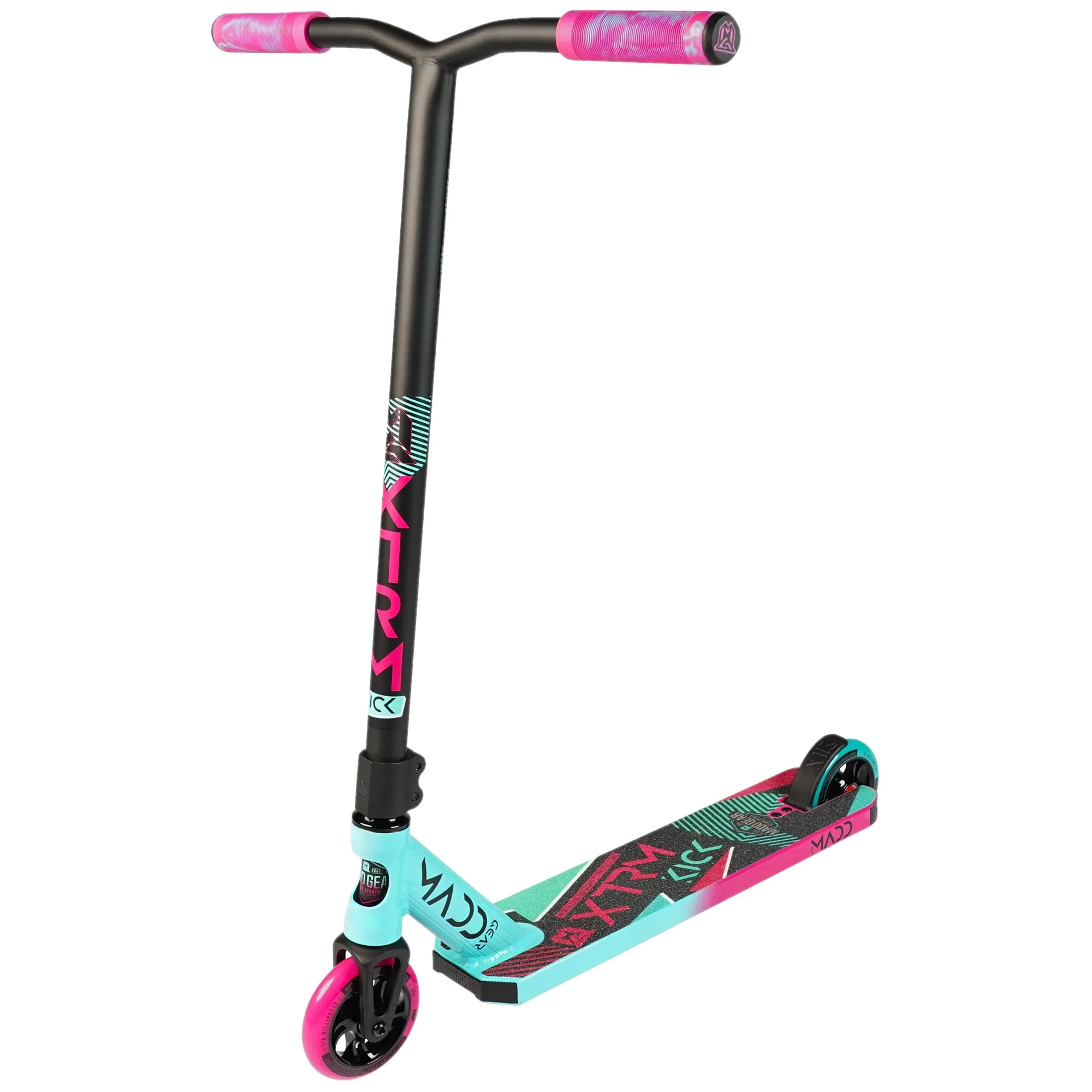 Madd Kick Extreme V5 Stunt Scooter - Teal/Pink