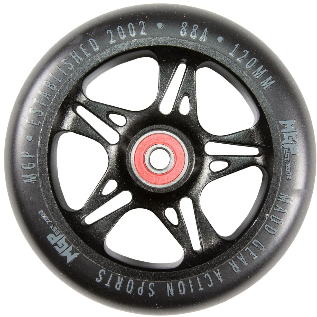 MGP MFX Fuse 120mm Scooter Wheel - Black/Silver