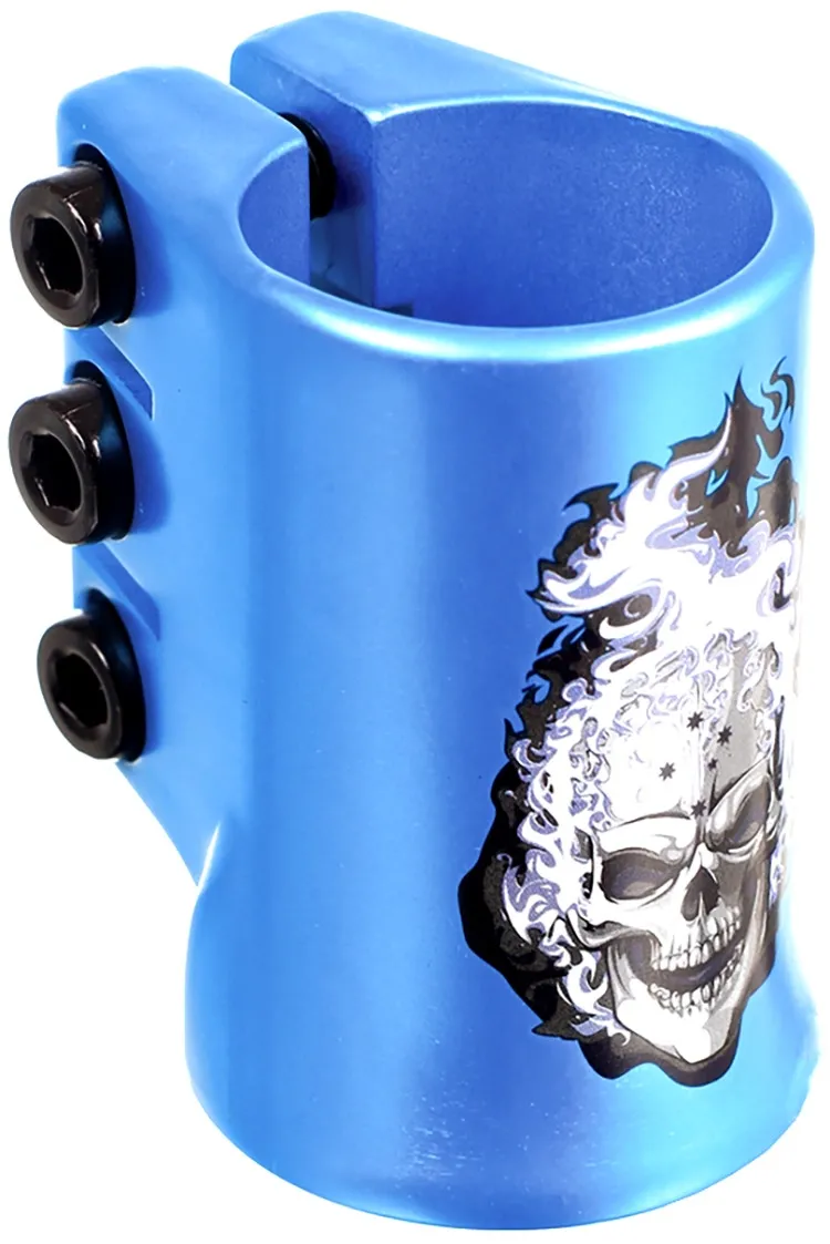 MGP Oversized Hot head Triple Collar Clamp - Blue