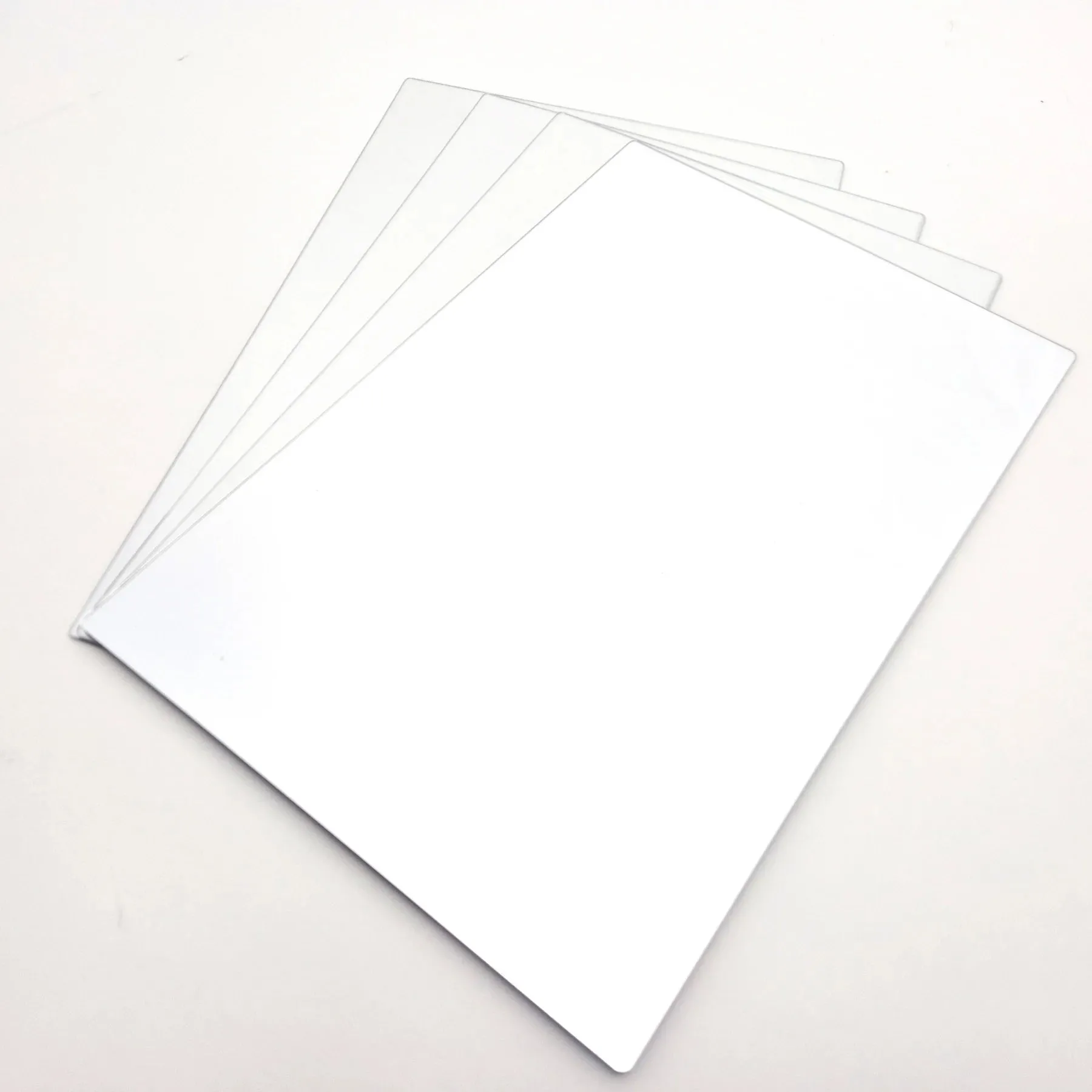 Double Sided Plastic Mirrors Pack of 4