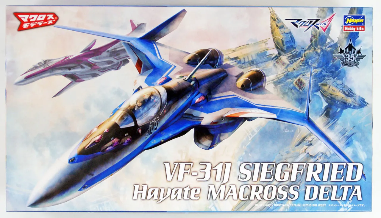 Hasegawa Macross 29 VF-31 Siegfried Hayate Custom Macross Delta 1/72 Scale Kit