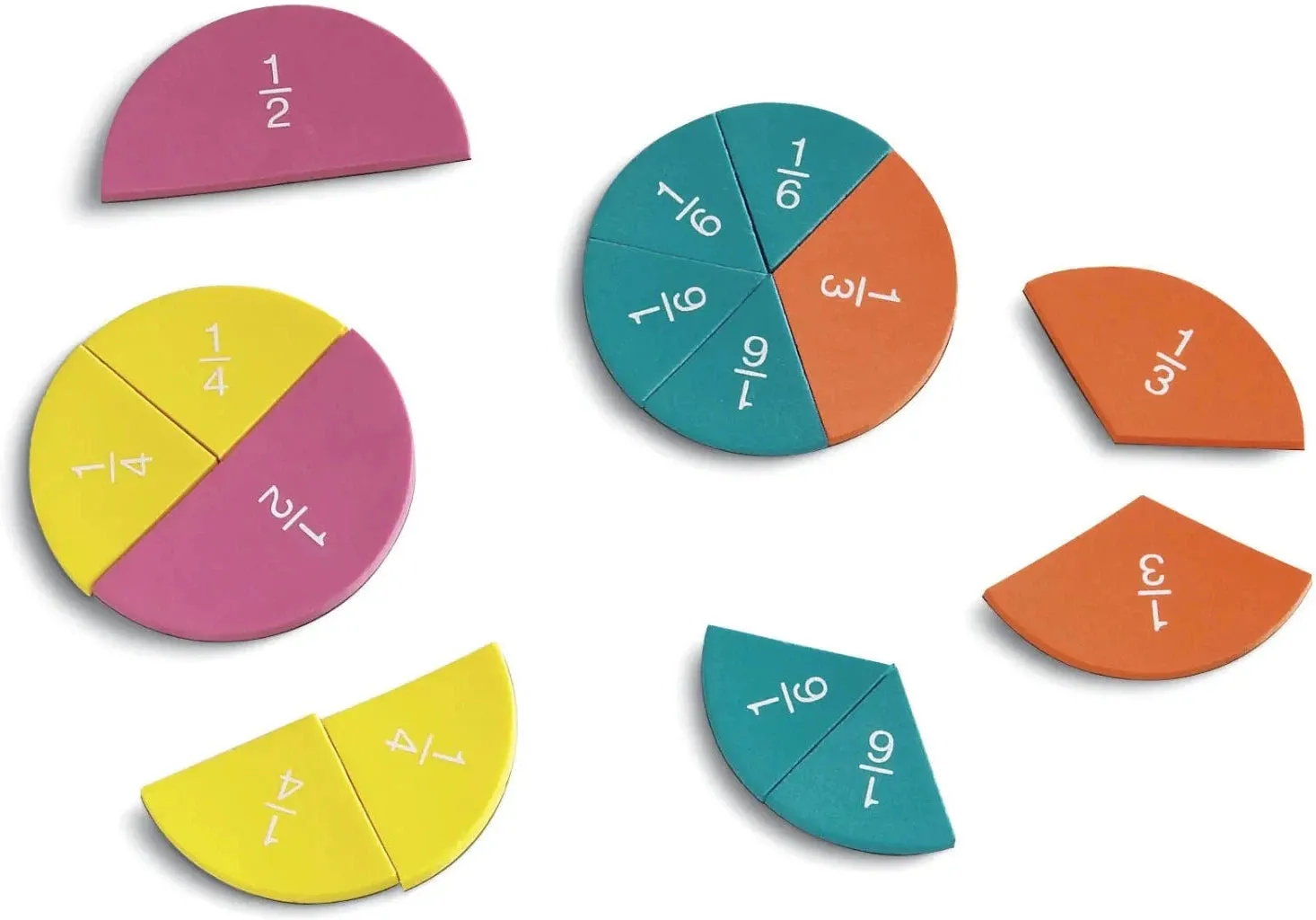 Magnetic Foam Rainbow Fraction® Circles