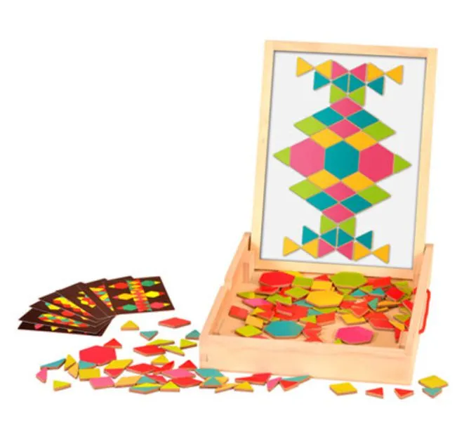 Magnetic Patterns Wooden Activity Box