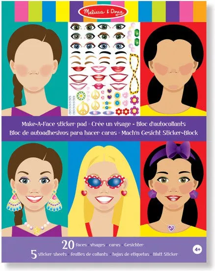 Make-A-Face Sticker Pad