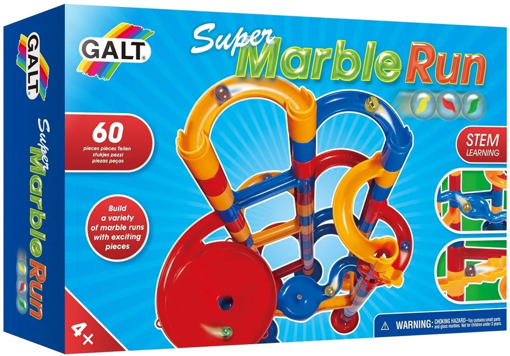 Marble Run - Super Set: 60-Piece Building Fun for Kids
