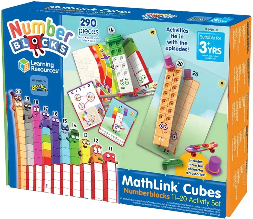 MathLink® Cubes Numberblocks 11-20 Activity Set