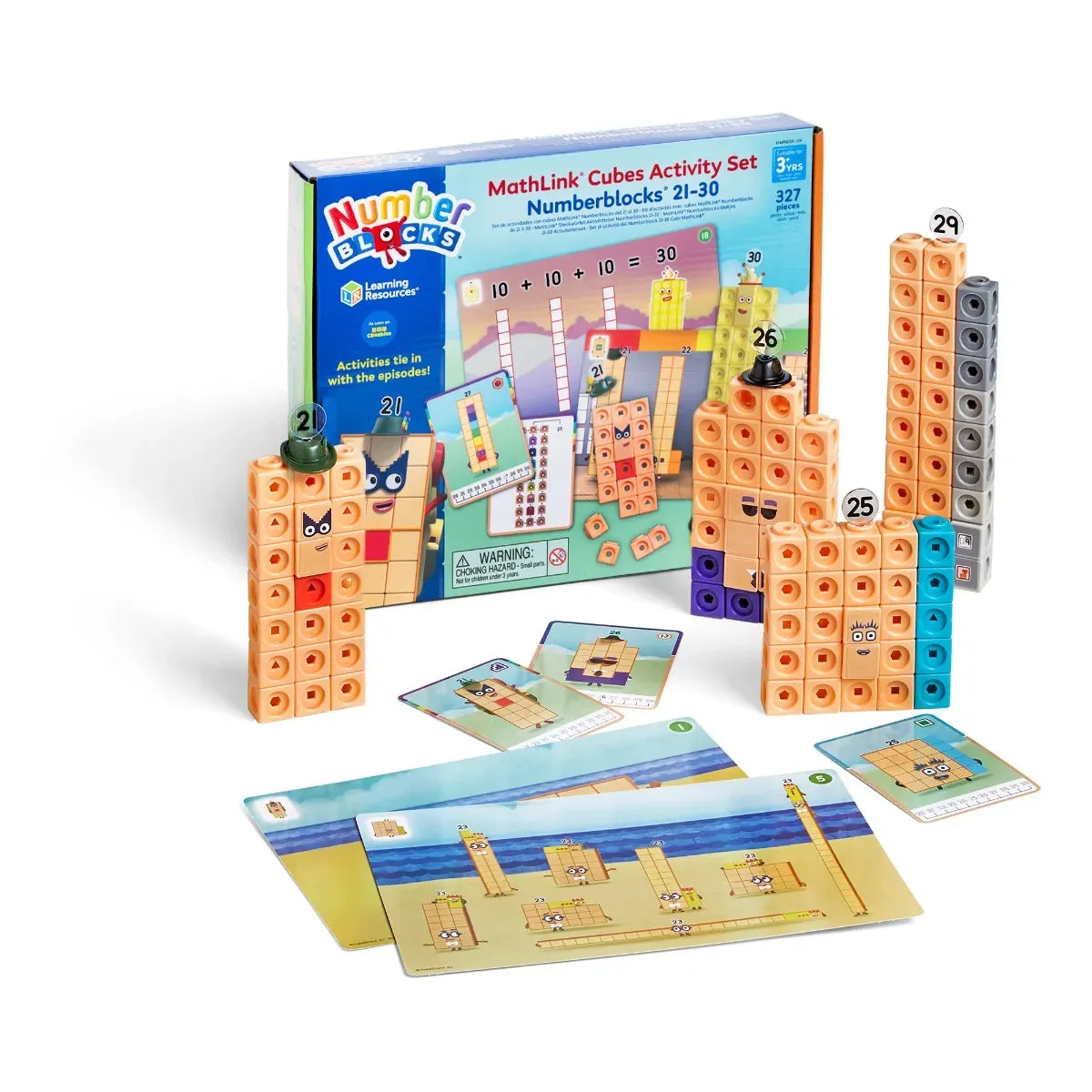 MathLink® Cubes Numberblocks® 21-30 Activity Set