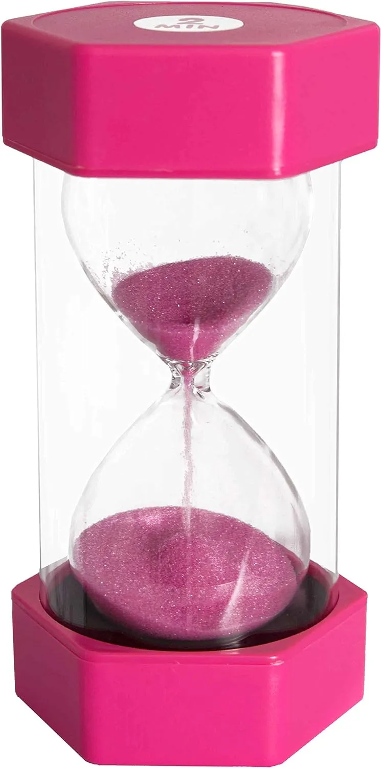 Medium Sand Timer - 2 Minutes (Pink)