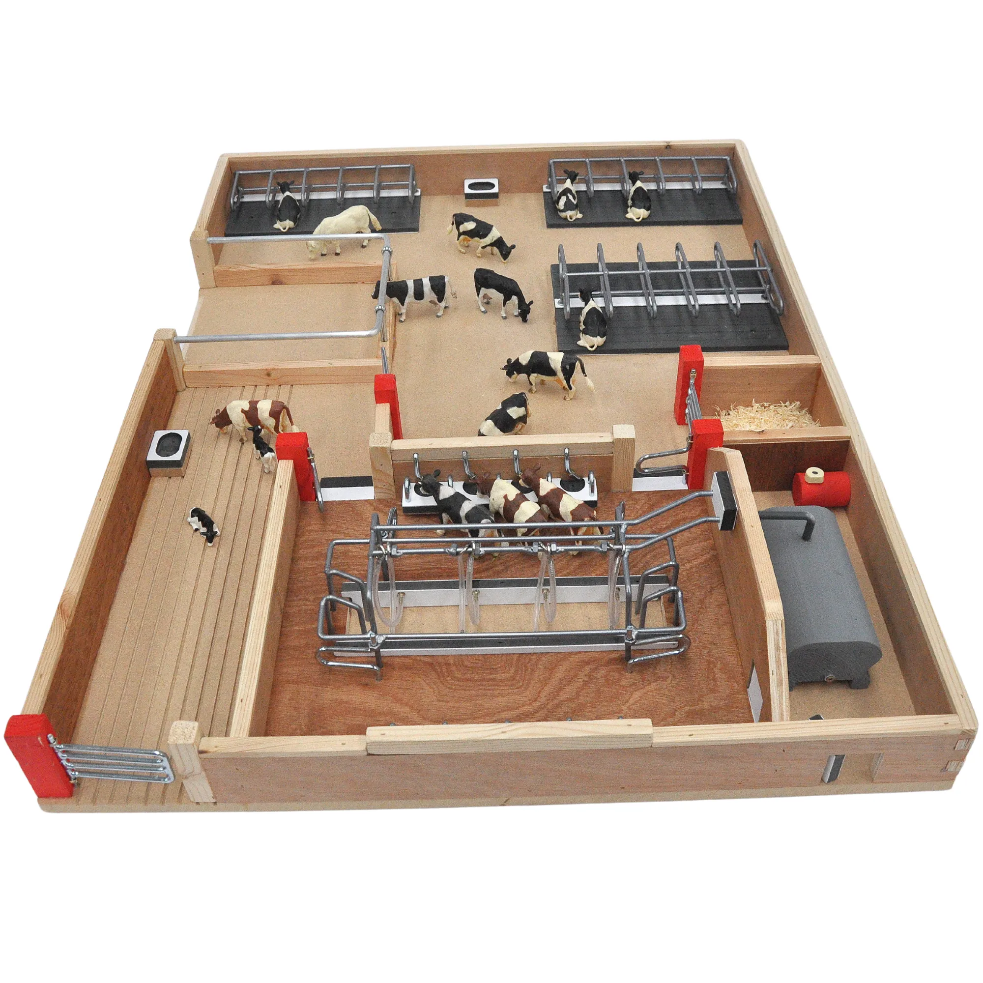 Handmade Wooden Milking Parlour