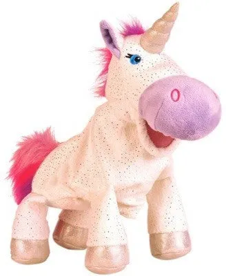 Moving Mouth hand Puppet Unicorn