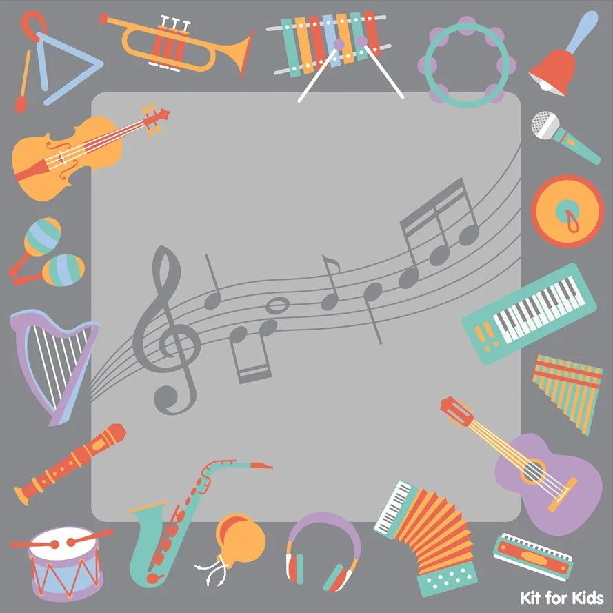 Musical Instrument 2x2m Carpet