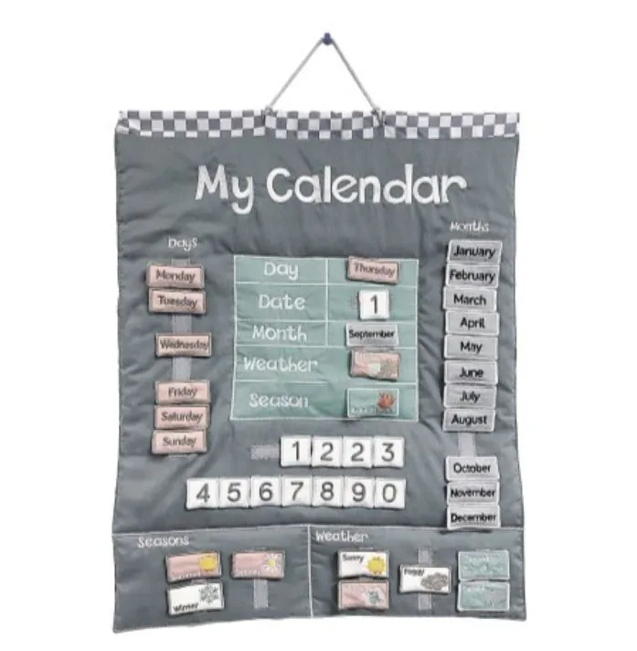My Calendar - Grey Cloth