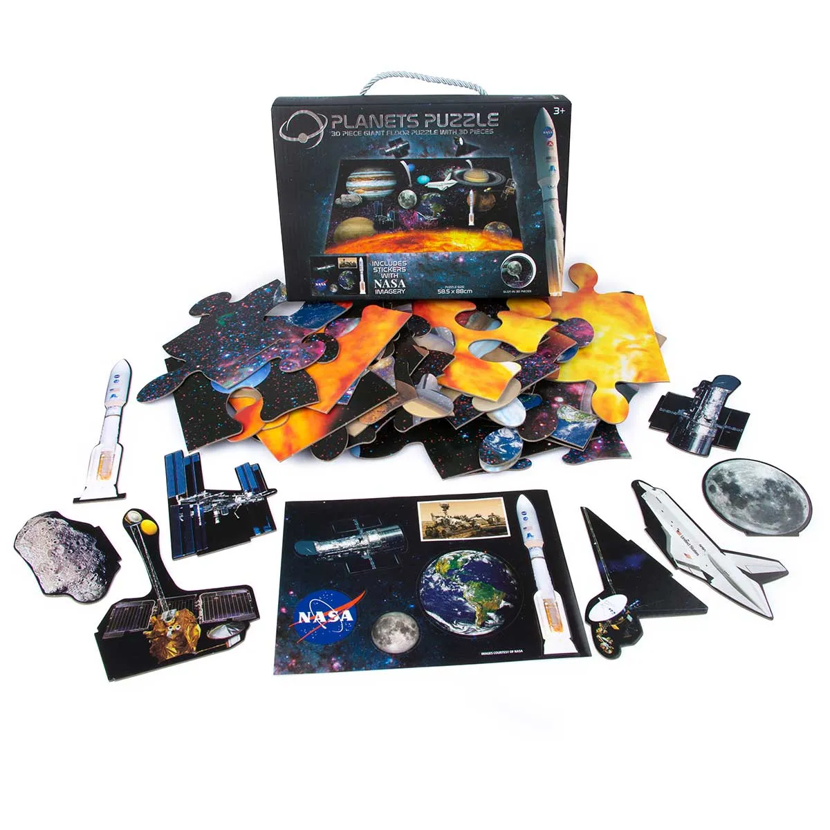 Nasa Giant 3D Floor Puzzle - 30 Pieces