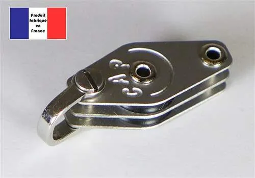 Ballraced Shackle Double Block with Becket 10mm - Nylon Series