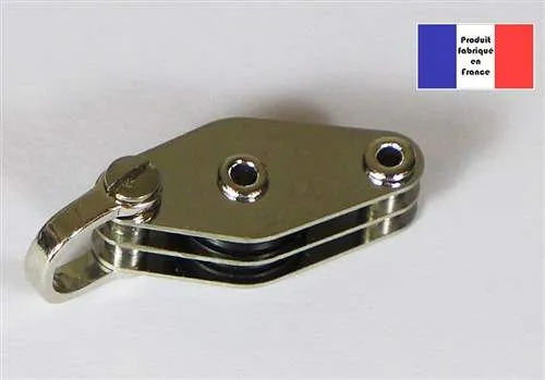 Shackle Double Block with Becket 10mm - Nylon Series