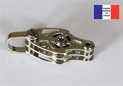 Race Type Ballraced Shackle Double Block with Becket 10mm