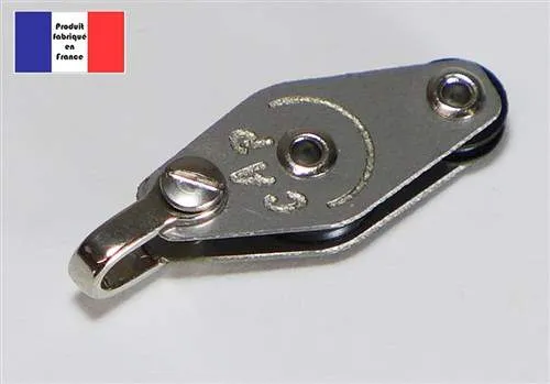 Ballraced Shackle Block with Fiddle 10mm - Nylon Series