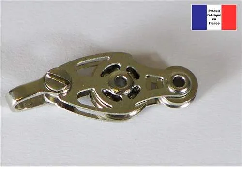 Race Type Ballraced Shackle Block with Fiddle 10mm