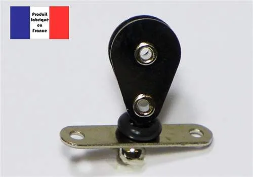 Vertical Turning Block on Side Track 10mm - Nylon Series