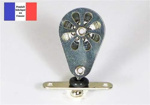 Ballraced Vertical Turning Block on Side Track 15mm - Tempest Metal Series