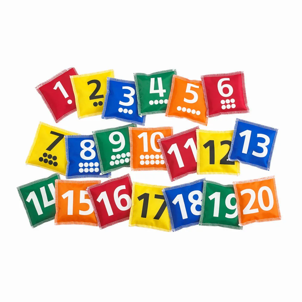 Number Bean Bags Pack of 20 – Fun, Hands-On Learning!