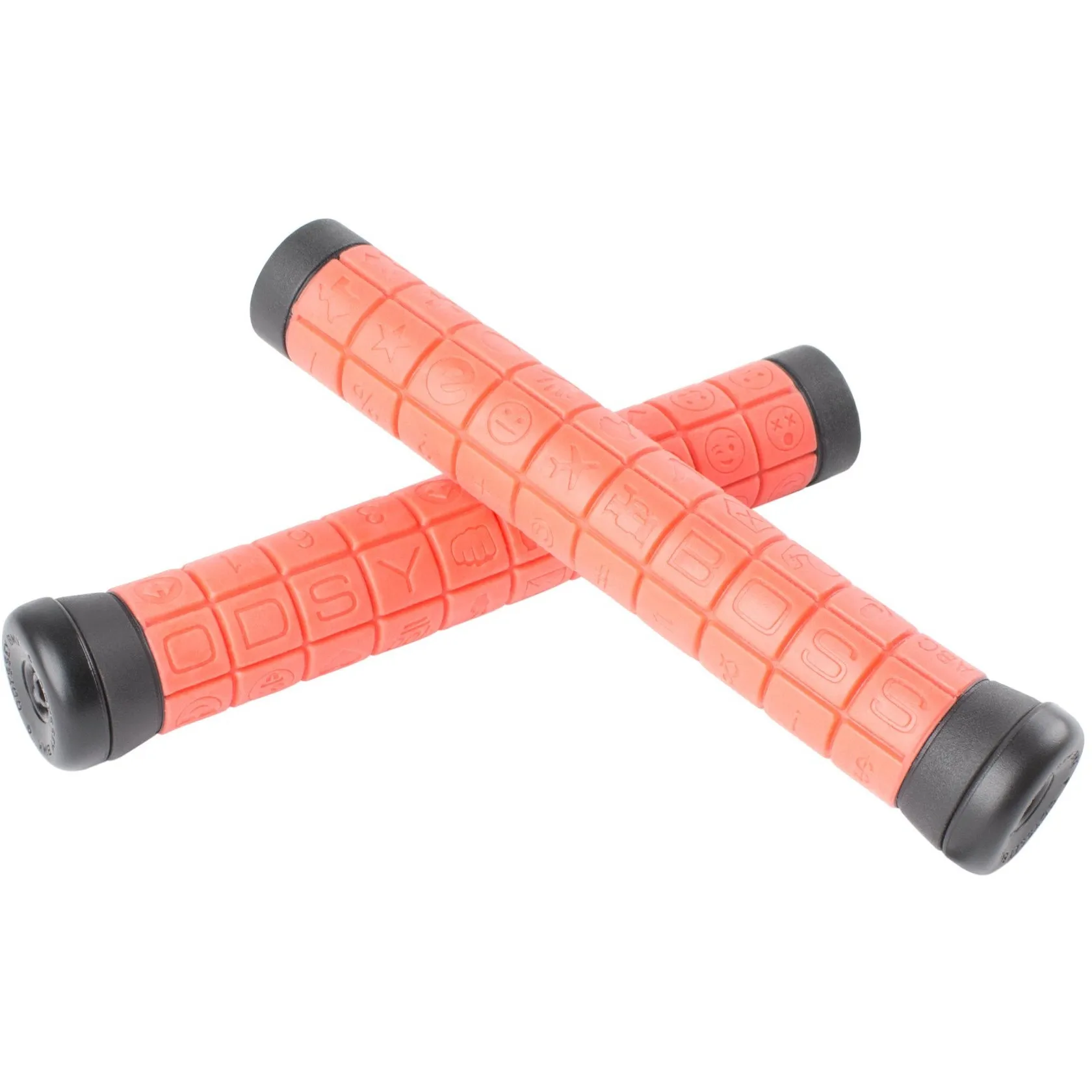 Odyssey Keyboard V2 165mm BMX Grips - Bright Red
