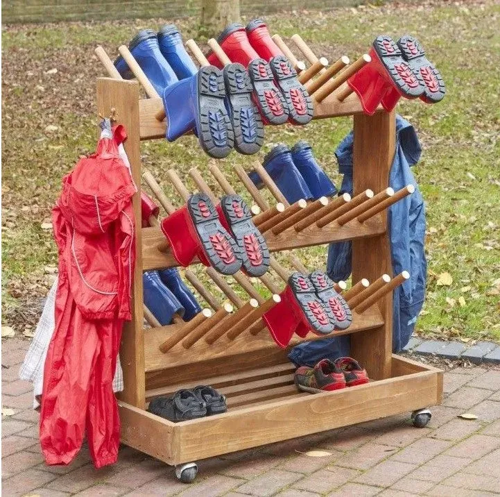 Outdoor Mobile Welly Storage