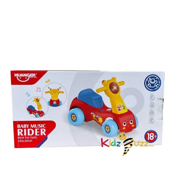 My First Ride On Kids Toy Car- Push Along Baby Walker For 18+ months