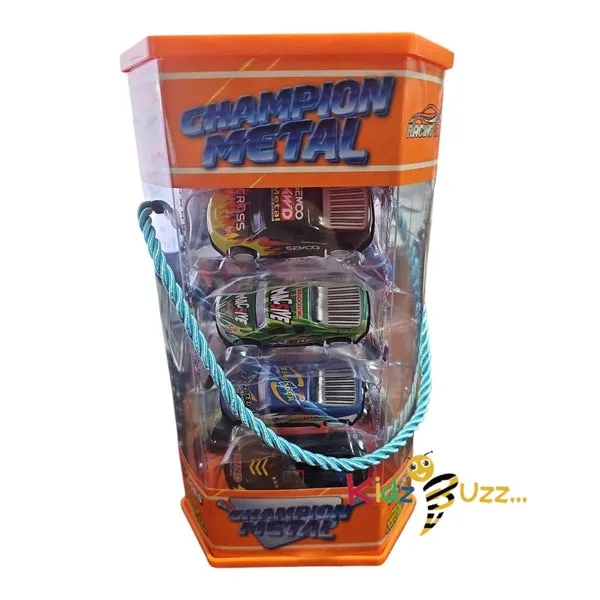12 Pcs Champion Metal Car - Vehicle Toys For Kids