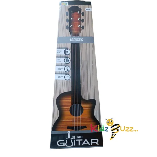 31 inches Acoustic Guitar w/ Steel Strings
